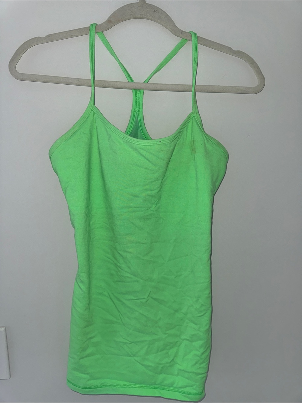 lululemon athletica Neon Green Racerback Cami